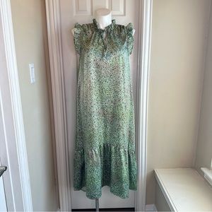 Fourteenth Place Alice Floral Midi Dress Size Medium